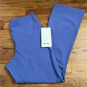 Lululemon Size 14 Align HR Flare Pant 32” Groove Wild Indigo Washed Once!!